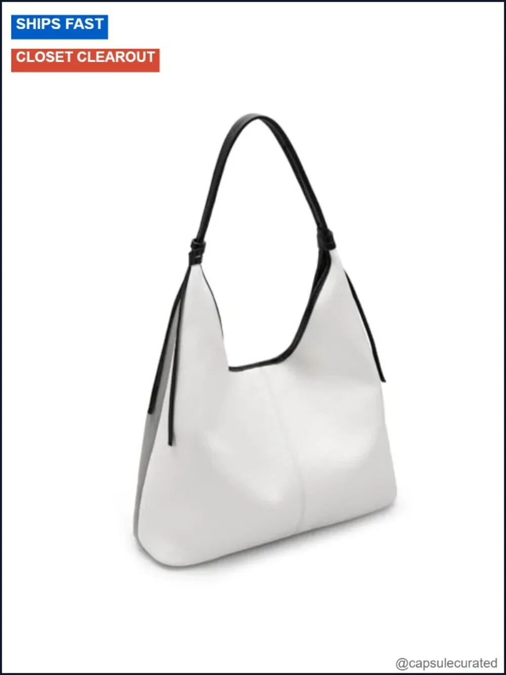 Genuine Leather Slouchy Hobo Purse for Women, Casual Tassel Handbag